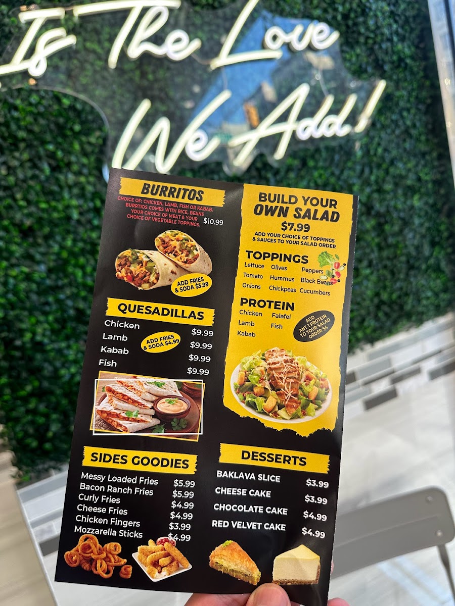 Halal Chicks and Platters Menu - Image 2
