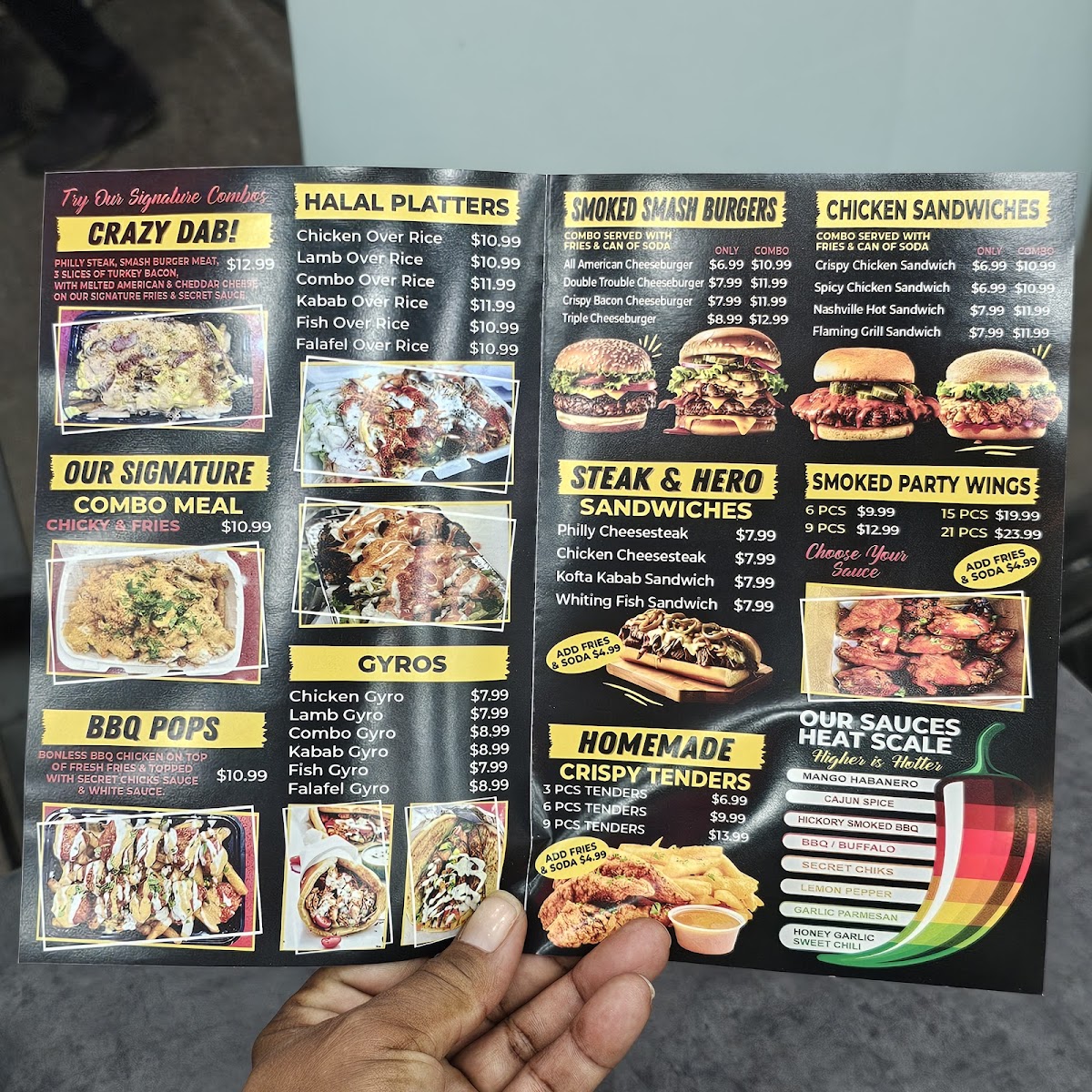 Halal Chicks and Platters Menu - Image 4