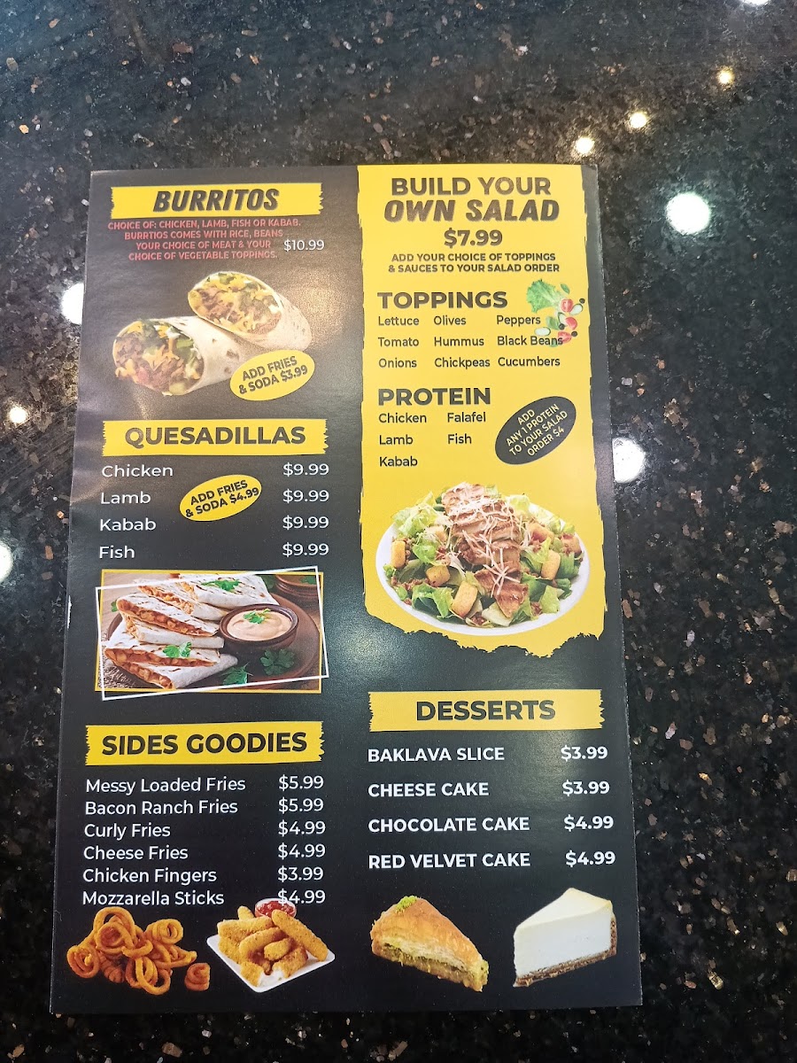 Halal Chicks and Platters Menu - Image 5